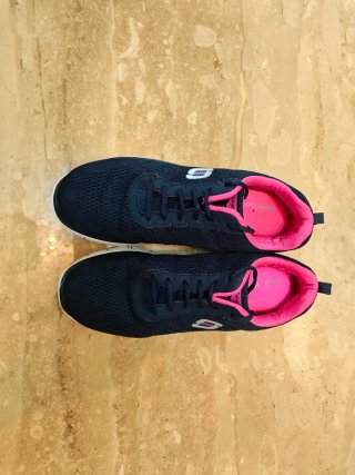 Zapatillas Skechers Azul y Rosa