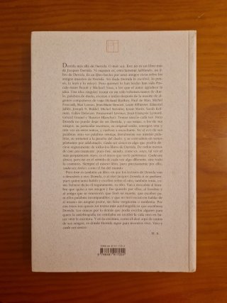 Libro Cada vez única, el fin del mundo. J. Derrida