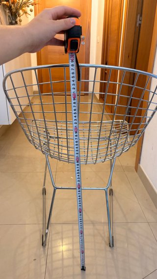 2 Sillas Metálicas Diseño Moderno