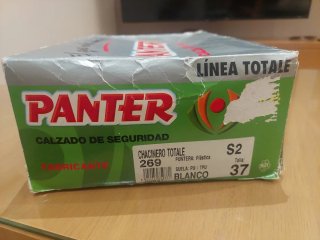 Zapatos de seguridad PANTER blancos