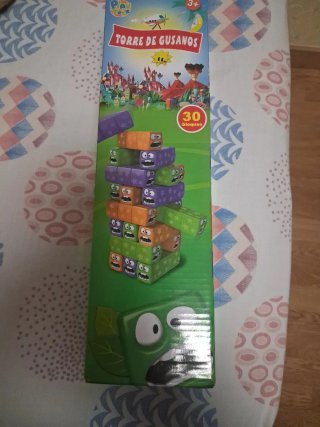 Juego Torre de Gusanos 30 bloques
