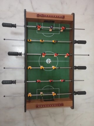 Futbolín de mesa pequeño