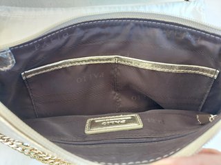 Borsa a tracolla vintage Palio colore oro