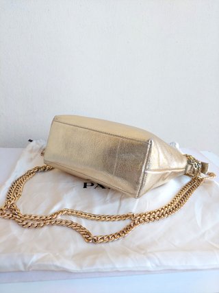 Borsa a tracolla vintage Palio colore oro