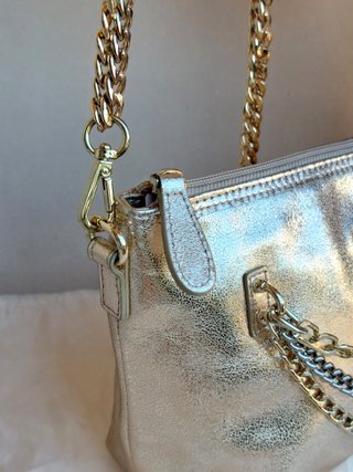 Borsa a tracolla vintage Palio colore oro