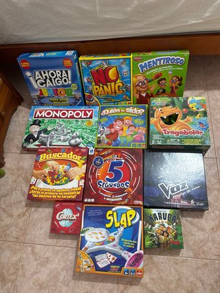 Lote 12 Juegos de Mesa Familia y Niños