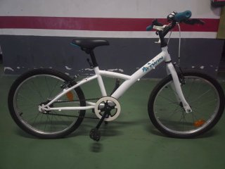 Bicicleta Infantil 20 B'TWIN Blanca