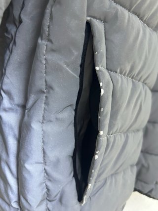 Abrigo Ellesse reflectante plateado