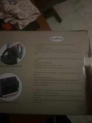 Asiento elevador plegable OLMITOS +6m