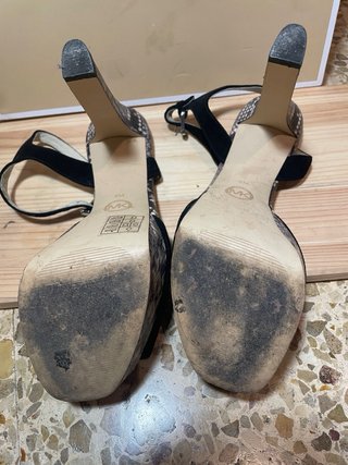 Sandalias Tacones Michael Kors Piel Serpiente