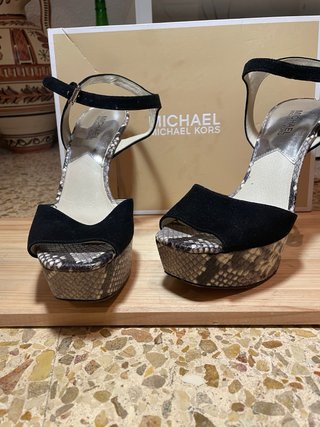 Sandalias Tacones Michael Kors Piel Serpiente