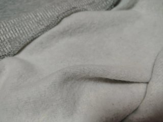 Sudadera polar H&M gris con cuello y puños punto