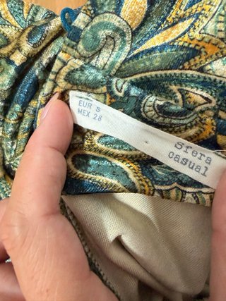 Vestido estampado terciopelo