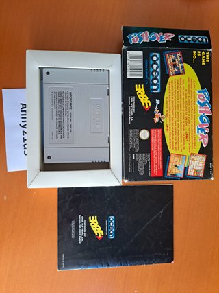 Push Over Super Nintendo SNES PAL