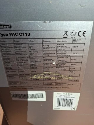 Aire Acondicionado Portátil DeLonghi Pinguino