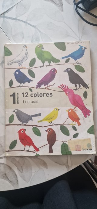 12 colores lecturas, 1 Primaria