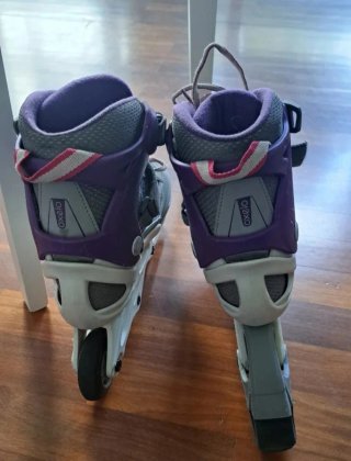 Patines Oxelo Morado y Gris