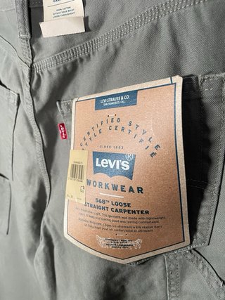 Pantalones Cargo Verdes Levi’s NUEVOS CON ETIQUETA