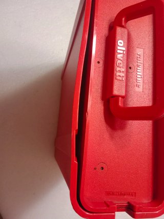 Máquina escribir valentine olivetti olivetti rojo