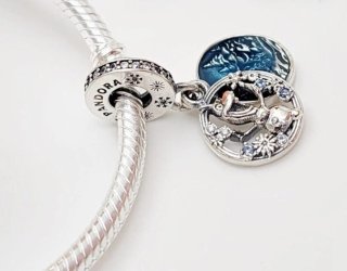 Charm Pandora muñeco de nieve Olaf de Disney