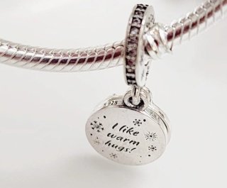 Charm Pandora muñeco de nieve Olaf de Disney