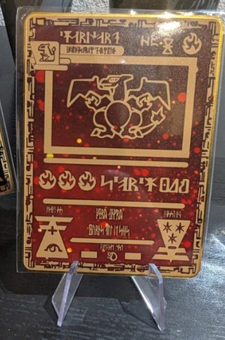 Combo 3 Cartas Pokémon Metálicas Doradas