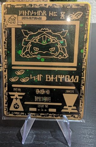 Combo 3 Cartas Pokémon Metálicas Doradas