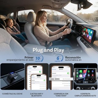 OTTOCAST Mini Core CarPlay Android Auto WiFi 6