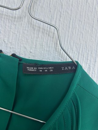 Vestido verde Zara sin estrenar Talla M
