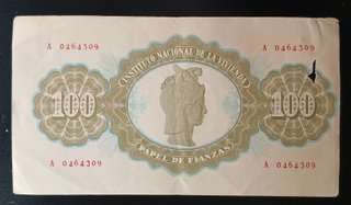 Papel de Fianzas Clase B (100 Pesetas) 1/1/1940
