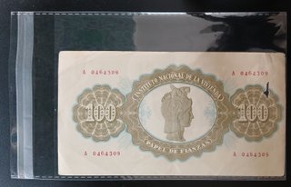 Papel de Fianzas Clase B (100 Pesetas) 1/1/1940