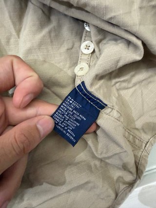 Camicia Tommy Hilfiger Beige Vintage