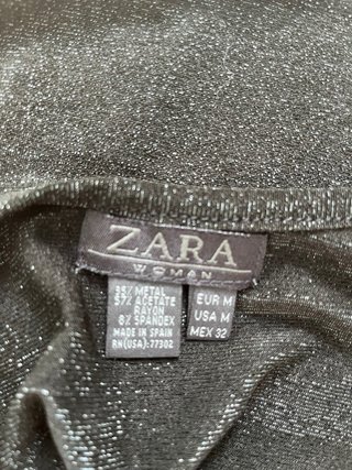 Camiseta tirantes Zara brillo