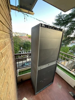 Armario exterior resina plástico gris 68x166x39 cm
