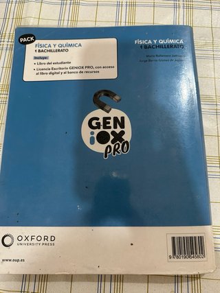 Libro de Física y Química de 1 de Bachillerato