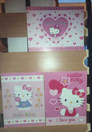 Set 3 Cajas Hello Kitty Corazones