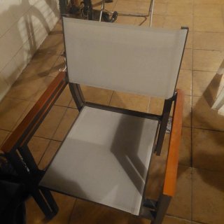 Mesa de jardín para 2 con sillas