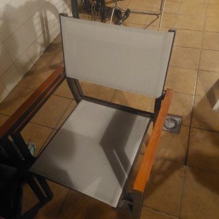 Mesa de jardín para 2 con sillas
