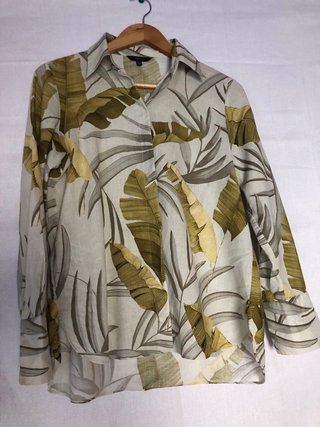 Camisa Massimo Dutti Estampada Hojas
