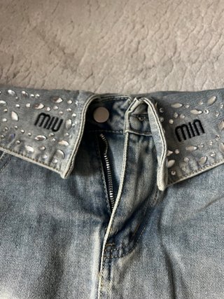 Miu Miu falda / shoer  con Cristales