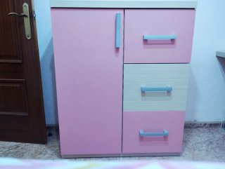 Cama nido Compacto juvenil con cómoda y 2 colchone