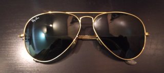 Gafas de sol Ray-Ban Aviator doradas
