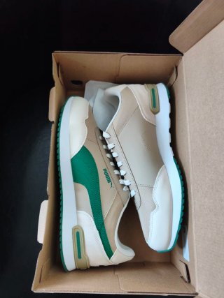 Zapatillas Puma Talla 45 Beige y Verde