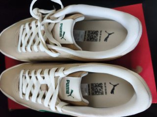 Zapatillas Puma Talla 45 Beige y Verde