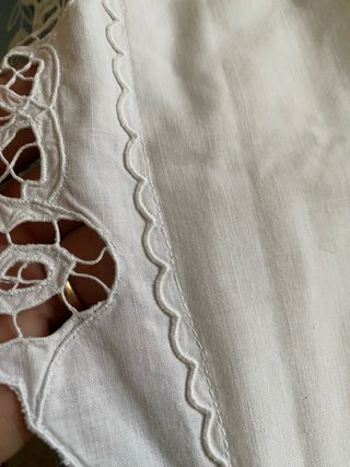 Federa lettino ricamata