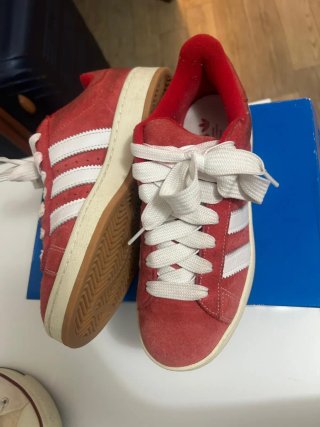 Adidas Campus Rosse Bianche