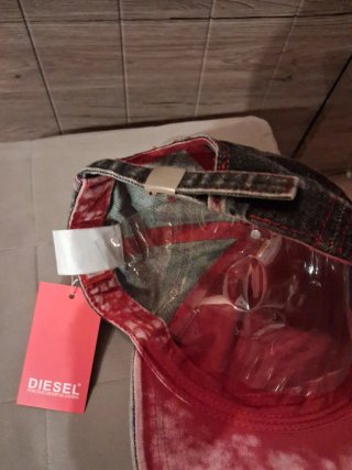 Cappellino Diesel distressed nero