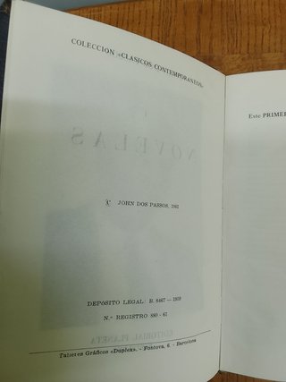 Yerbi, Dos Passos, Du Mauier. Años 50/60 + 1as Ed.