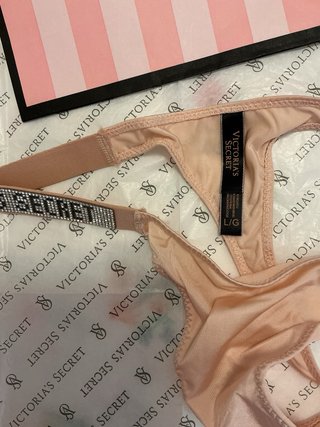 Tanga Victoria's Secret Beige Talla L Nuevas
