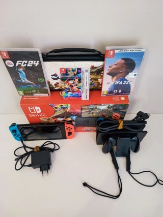 Nintendo Switch V2 + Juegos y Accesorios